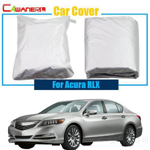 Cawanerl Car Cover Sun Shield Rain Snow Resistant Protector Cover Anti UV For Acura RLX High Quality