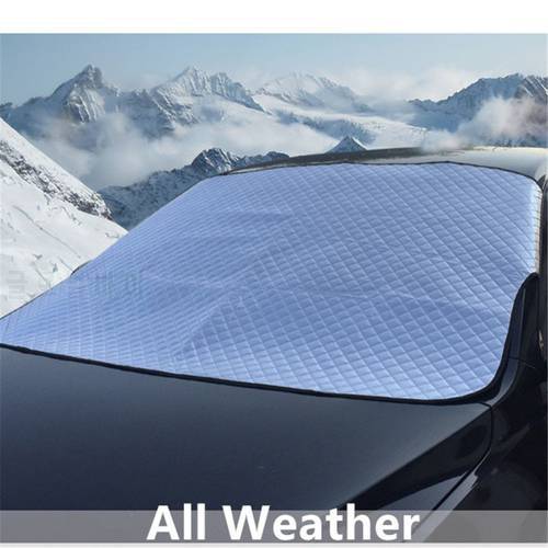 Car Sun Shade Windshield Snow Cover Protector Aluminum Foil Windscreen Winter Ice Rain Frost Guard Automotive Cover