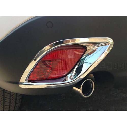 For Mazda CX-5 CX5 2013 2014 2015 2016 ABS Chrome cover trim back tail rear fog light lamp frame Lamp Cover Trim Car-styling