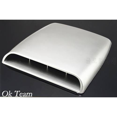 car styling Universal Decorative Air Flow Intake Scoop Turbo Bonnet Vent Cover Hood Silver/white/black free shipping