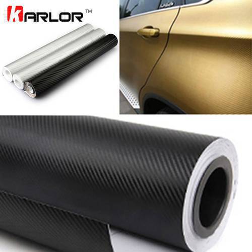 60x200cm Waterproof DIY 3D 3M Carbon Fiber Vinyl Wrapping Film Car Sticker Motorcycle Automobiles Car Styling Accessories