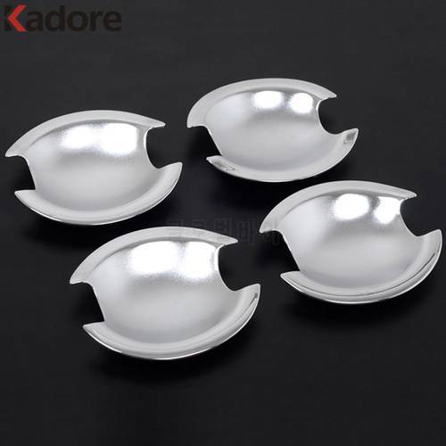 For Mitsubishi Lancer 2008 2009 2010 2011 ABS Chrome Side Door Handle Cup Bowl Cover Trim Exterior Accessories