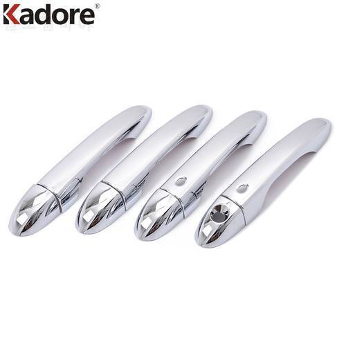 Styling For Jeep Cherokee 2014 2015 2016 ABS Chrome Side Door Handle Cover Trim Car Sticker Exterior Accessories