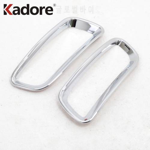 For Renault Koleos 2008 2009 2010 2011 ABS Chrome Rear Tail Foglight Lamp Cover Trim Back Fog Light Decoration Accessories