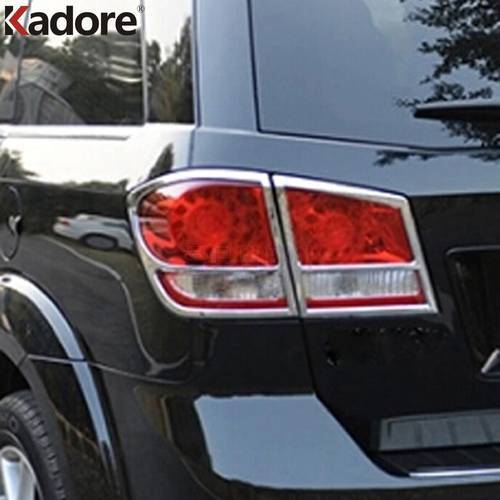 For Dodge Journey JCVU JC For Fiat Freemont 2012-2019 2020 Chrome Rear Taillight Sticker Cover Tail Light Lamp Trim Car Styling