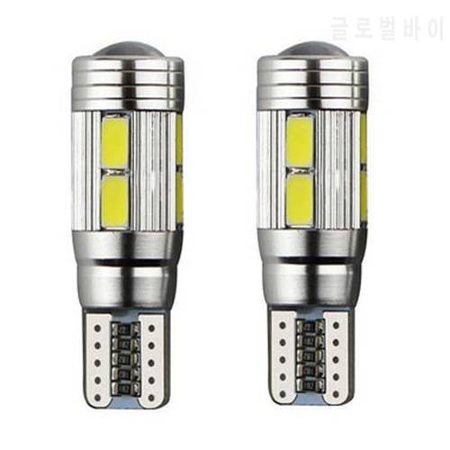 50PCS T10 Led Canbus 194 W5W 5630 LED 10 SMD No Error Car Reading light License Plate Lamp Clearance Light Door Light