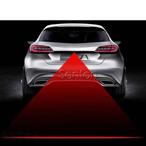 12V Car Red Laser Tail Fog Light LED For Peugeot 307 206 308 407 207 2008 3008 508 406 208 Citroen C4 C5 C3 C2 2018 2019 2020