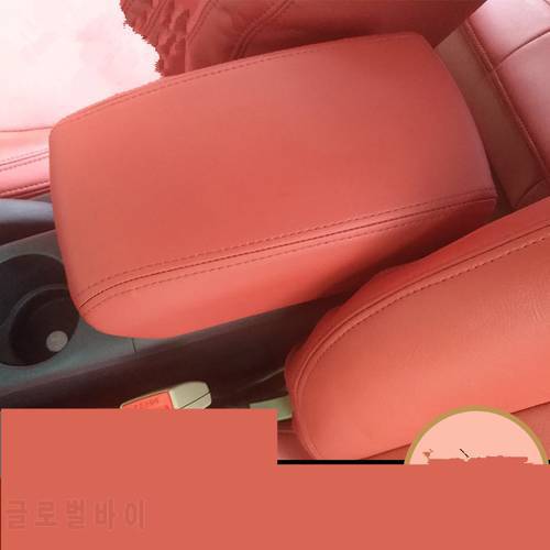 Center Armrest Leather Cover For Nissan Qashqai 2008 2009 2010 2011 2012 2013 2014 2015 Mirco Fibre Leather AB053
