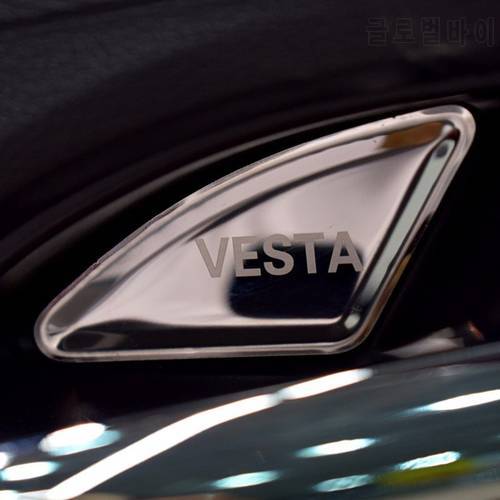 4pcs Stainless Steel Interior inner door handle bowl cover trim for Lada Vesta SW Cross