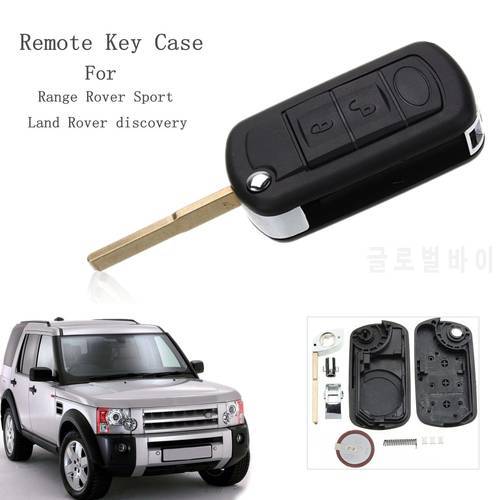 3 Buttons Car Remote Key Fob Case Shell With VL2330 Battery For Land Rover Discovery Range Rover Sport