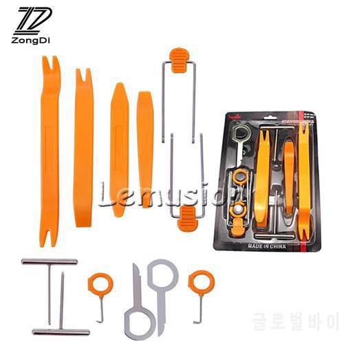 ZD 12Pcs Car Panel Pry Tool Styling for BMW F30 F10 E46 E39 E90 E60 X5 E53 Mercedes Benz W204 W211 Audi A5 A6 C5 C6 A4 B7 B8 Q5
