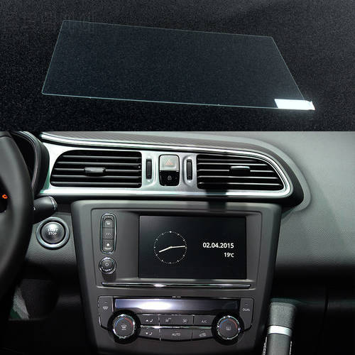 7 inch Car Styling GPS Navigation Screen Steel Protective Film For Renault Kadjar 2016 2017 Control of LCD Screen Car Sticker