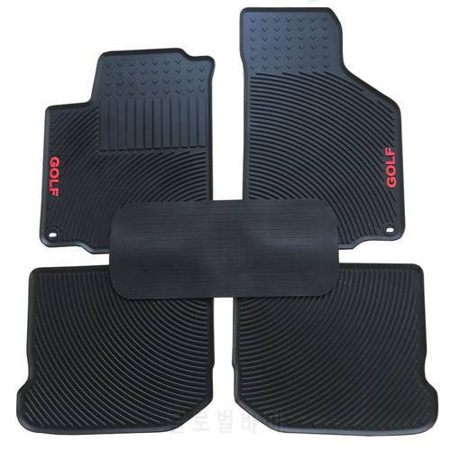 Special Car Latex Wear Thickened Environmental Protection Floor Mats for GOLF 4 Rubber Carpets Waterproof No Odor