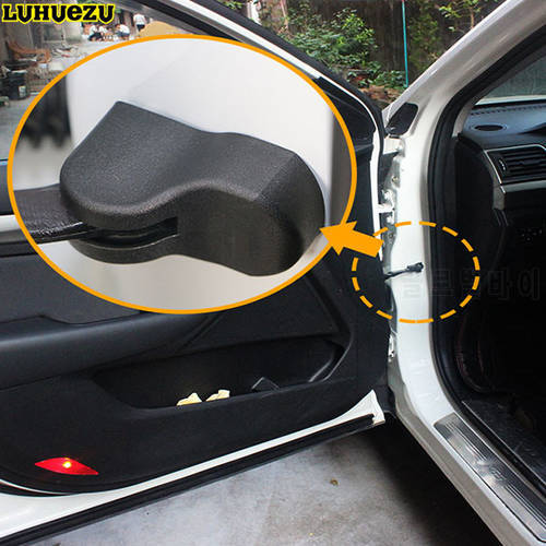 Luhuezu Car Door Check Arm Protection Cover For Toyota Land Cruiser Prado 120 Accessories 2003-2009