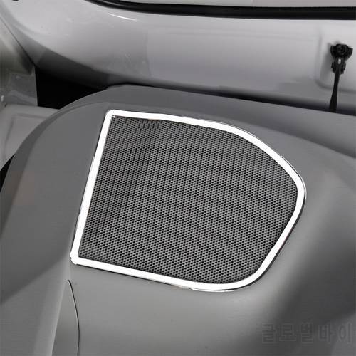 SUS304 Stainless Steel Speaker Decoration Trim Car styling Accessories Cover For Toyota Prius V ZVW40