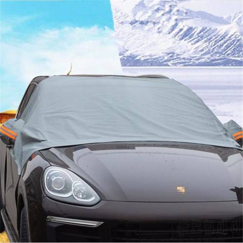 Universal Car Covers Windshield Sunshade Auto Snow Covers Ice Frost Guard Protector Windscreen Sun Shade Snow Block for Car SUV