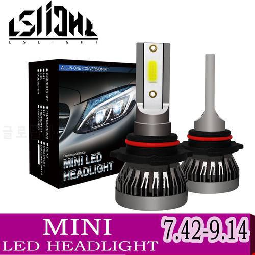 LSlight LED H7 H4 H11 H1 H9 9005 9006 HB2 HB3 HB4 9012 LED Headlight Bulb Car Light 12V 55W 6000K 8000K Turbo Ampoule Auto Lamps
