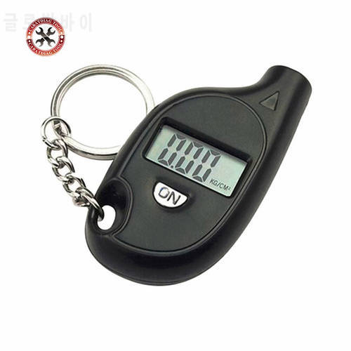 2018 New Arrival Mini LCD Digital Tire Tyre Keychain Air Pressure Gauge For Car Auto Motorcycle CNP Free Shipping