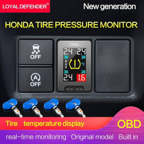 OBD Tire Pressure Monitoring System OBD TPMS Easy Install for Honda