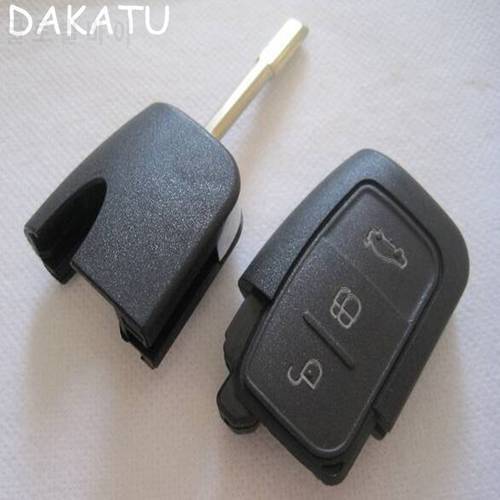 DAKATU 3 Buttons Flip Folding Remote Key Shell Fob For FORD Focus Mondeo Key Case