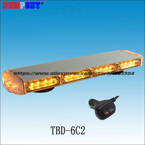 Free shippingHigh quality TBD-6L2-4 LED mini lightbar,amber emergency light,Car Flashing warning light,cigar light switch