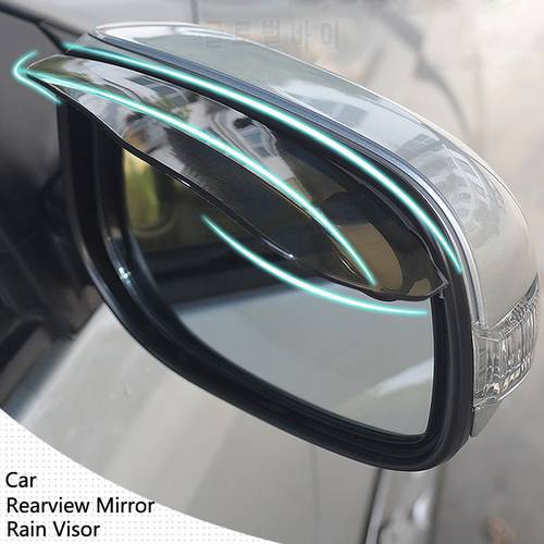 Car rearview mirror rain Eyebrow Shield Water Guard For Toyota Corolla RAV4 Camry Prado Avensis Yaris Hilux Prius Land Cruiser