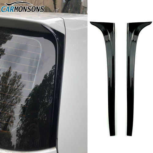 Carmonsons for Volkswagen Golf 7 MK7 Rear Wing Side Spoiler Stickers Trim Cover Accessories Car Styling