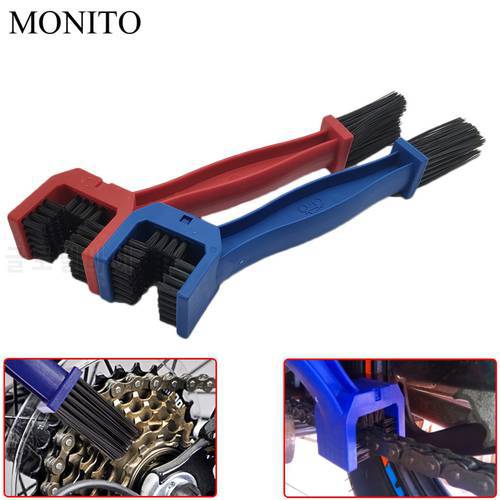 Motorcycle/Bicycle Chain Maintenance Tool Cycling Cleaning Brush For YAMAHA YZ 125 250 450 250F 450F 250X 250FX 450FX MT 07 09