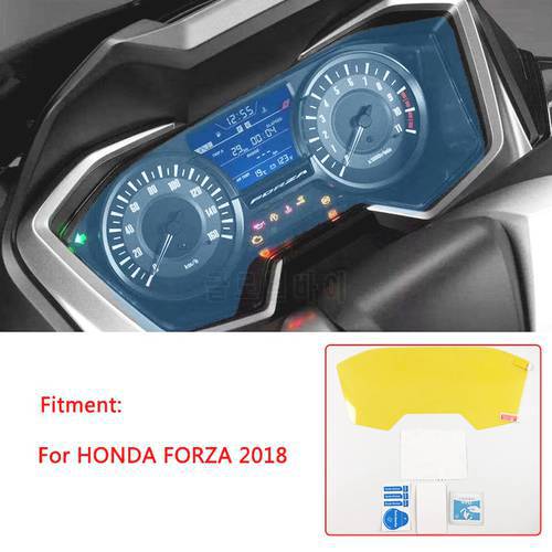 FORZA New Motorcycle Cluster Scratch Protection Film Instrument Dashboard Cover Guard TPU Blu-ray for HONDA FORZA 2018