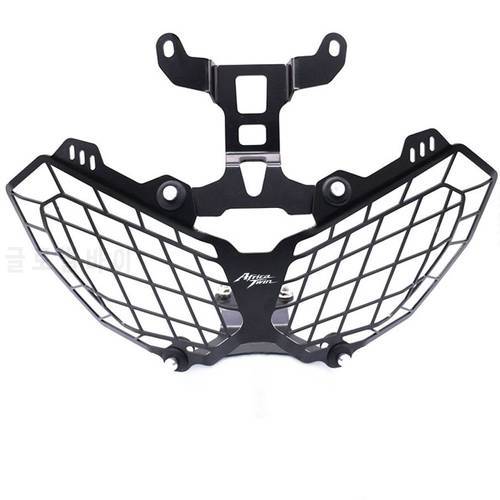 Headlight Grille Guard Cover For HONDA CRF1000L AFRICA TWIN 2016-2018 Stainless Steel Lense Cover