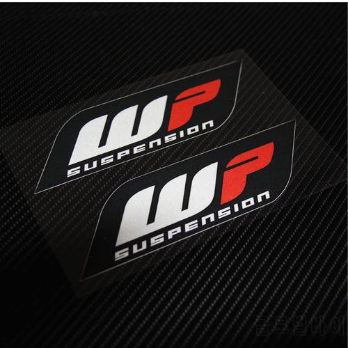 2 pieces Emblem Sticker Decal Motorcycle For WP suspension