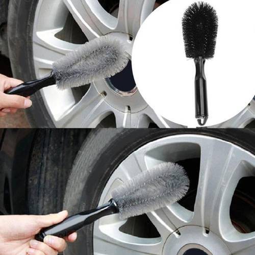VODOOL Car Washing Wheel Brush Car Tire Rim Cleaning Handle Brush Tool Washable Handy Car Washer Brush Car Styling Accessories