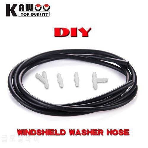 Universal 5pcs/Set DIY Car wiper blade Windshield Washer Hose Pipe 1 Meter Or 2 Meter Automotive blades Car Accessories Styling