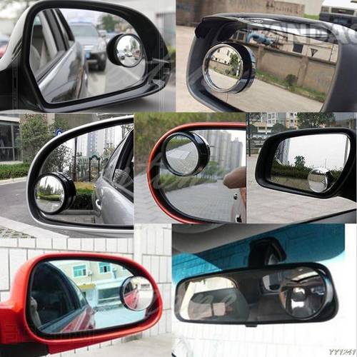 NEW Round Wide Angle Convex Blind Spot Mirror Rear View Messaging Car Vehicle BK