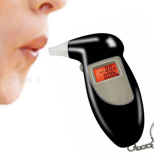 Professional Digital Breath Alcohol Tester LCD High Precision Breathalyzer Backlit with Audible Alert Dropshipping