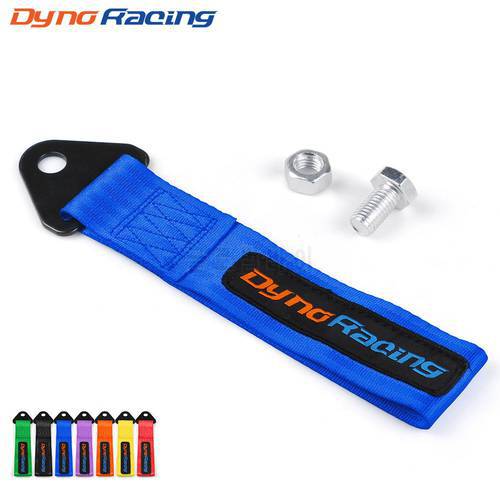 Dynoracing Racing Car High Quality tow strap/tow ropes/Hook/Towing Bars (red blue purple orange black yellow green)