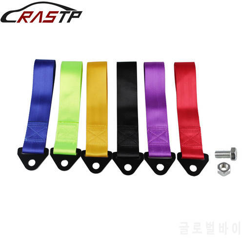 RASTP-Towing Rope Nylon Tow Eye Strap Tow Loop Strap Racing Drift Rally Emergency Tool Paste RS-BAG013A-NM