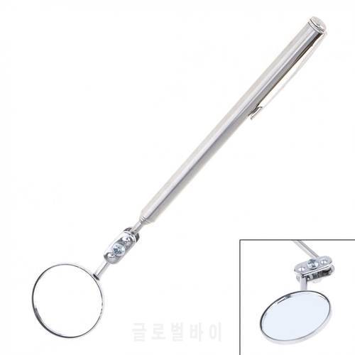 Round Mirror Telescoping Inspection Extending 360 Degree Swivel Angle View Car Hand Tool for Household Electronics