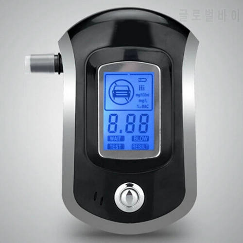 Digital Breath Tester Breathalyzer Alcohol Breath Tester Alcohol Detector Lcd Detector Backlight Light Dropshipping