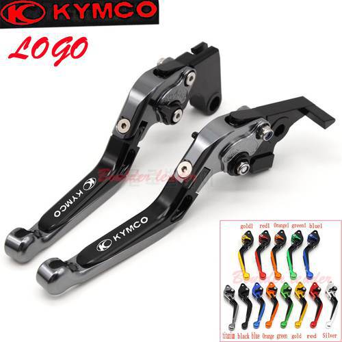 Motorcycles Folding Extendable Brake Clutch Levers Aluminum For KYMCO XCITING 250 300 500 400 DOWNTOWN 125/200/300/350