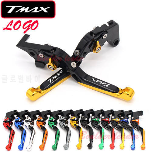 Logo(Tmax) For Yamaha TMAX 500 TMAX500 T-MAX 500 2001 2002 2003 2004 2005 2006 2007 CNC Motorcycle Brake Clutch Levers
