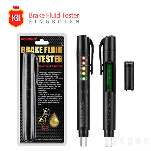 12V Auto Battery Tester BM310 and Car Brake Fluid oil Tester Pen Brake Digital Tester Vehicle Automotive Testing Diagnostic Tool