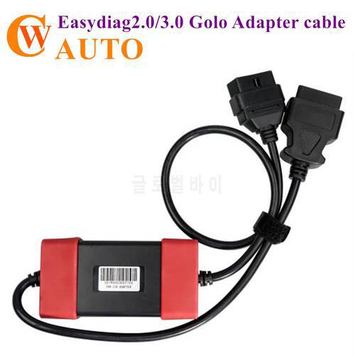 OBD2 Cable 24V to 12V 16Pin Truck Adapter for Heavy Duty Diesel Connector Work for Easydiag /Golo /Carcare Diagnostic Scanner
