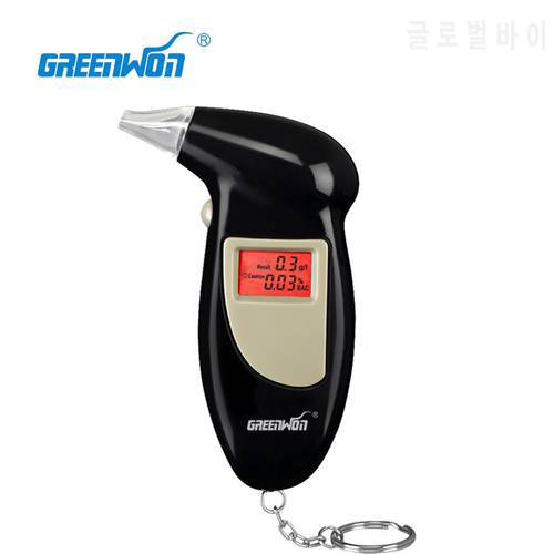 2019 GREENWON new hot sales 68s professional police alcohol breath tester breathalyzer BLACK