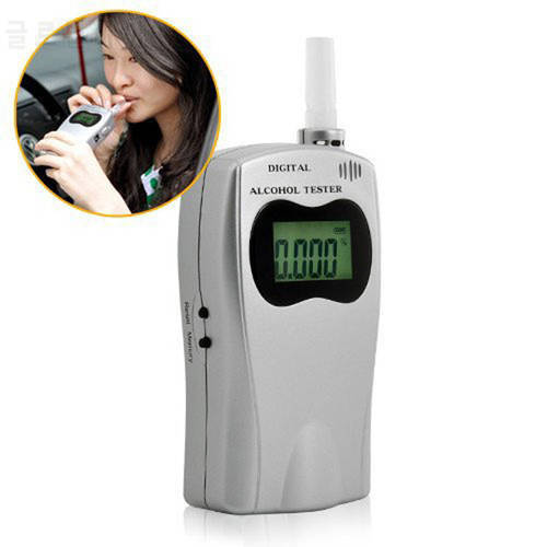 NEW Professional Police Digital Breath Alcohol Tester Portable Blowing Breathalyzer sobriety tester Free shipping Dropshipping