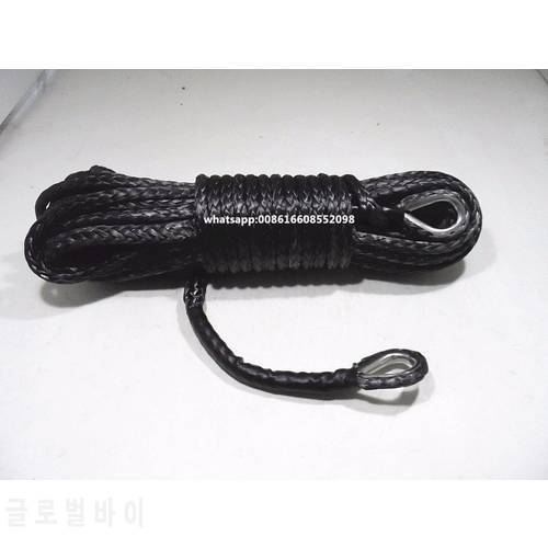 Black 10mm*26m Winch Rope Extension,3/8