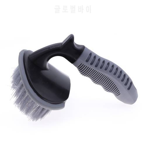 Wheel Brush Tire Cleaner Universal TPR Handle with Super Stiff Bristles Detailing Tools for Car Cleaning Auto Washing Detail