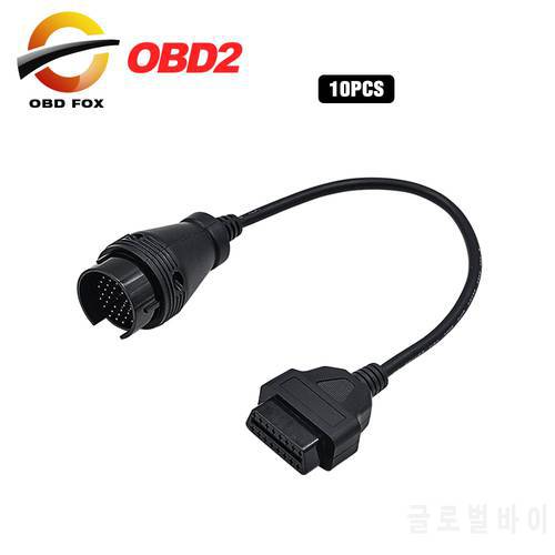 10pcs/lot for benz 38 pin to 16 Pin Adapter Cable for bzen 38pin obd1 to obd2 Connector cable Top selling In stock