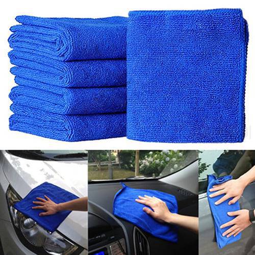 Auto Care 10PCS Ultra Soft Microfiber Towel Car Washing Cloth for Car Polish& Wax Car Care Styling Cleaning Microfibre 25*25cm