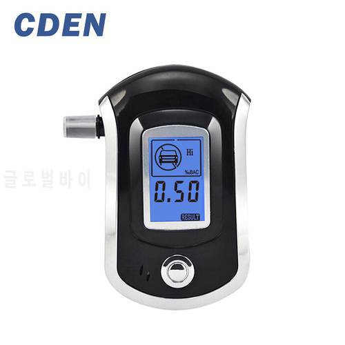 CDEN Professional Alcohol Tester Police Digital Breath Quick Response Breathalyzer LCD for the Drunk Drivers Drunk tester
